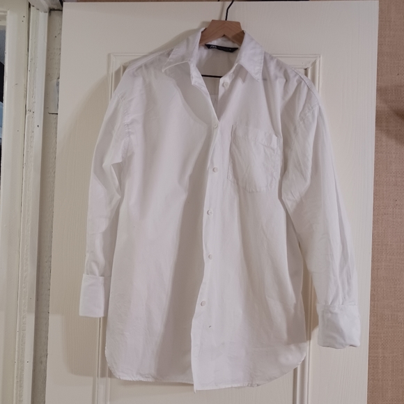 Zara oversized white shirt - Picture 3 of 8